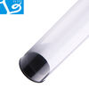 Hard Round Transparent Plastic Tube with Cap 